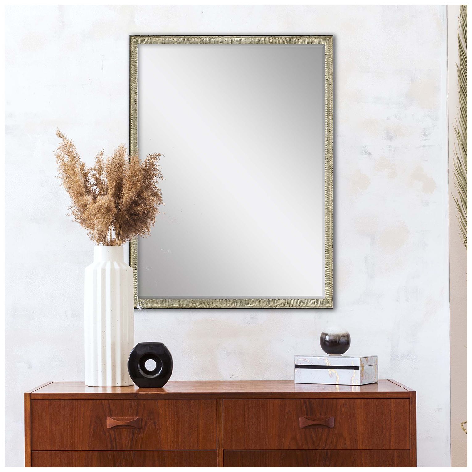 Image 3 #549 Metallic Black Wall Mirror - 27" x 39" more views