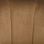 4_55 Downing Leighton 35 3/4" Wide Brown Velvet Tufted Arm Chair more views