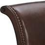 3_55 Downing Street Addison 26" High Mocha Leather Swivel Counter Stool more views