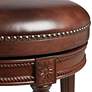 4_55 Downing Street Addison 30" Mocha Leather Swivel Bar Stool more views