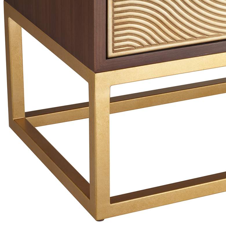 Image 5 55 Downing Street Alban 39" Wide Modern Luxe 3-Drawer Chest more views