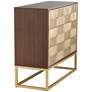 55 Downing Street Alban 39" Wide Modern Luxe 3-Drawer Chest in scene