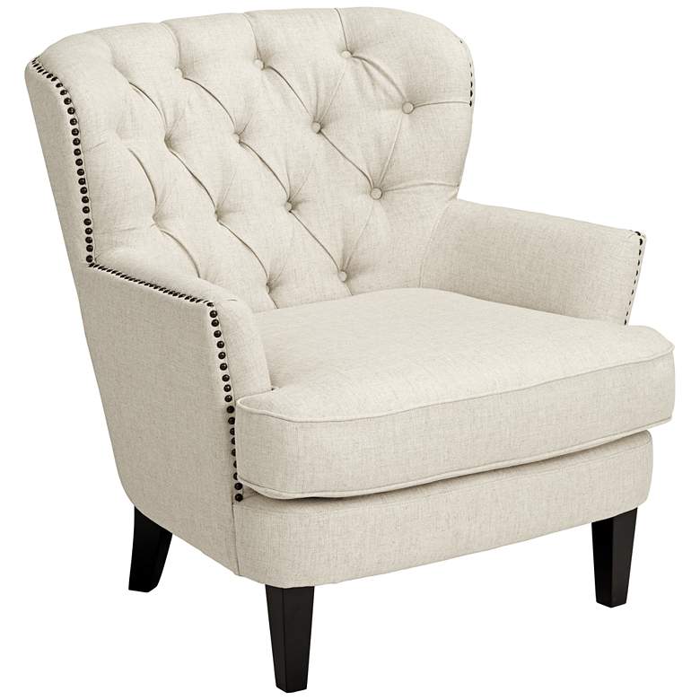 Image 3 55 Downing Street Asher Brussels Linen Accent Chair