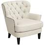 55 Downing Street Asher Brussels Linen Accent Chair in scene