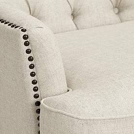 Image5 of 55 Downing Street Asher Brussels Linen Accent Chair more views