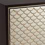 5_55 Downing Street Auric 35 1/2" Wide Mahogany and Brass Modern Cabinet more views