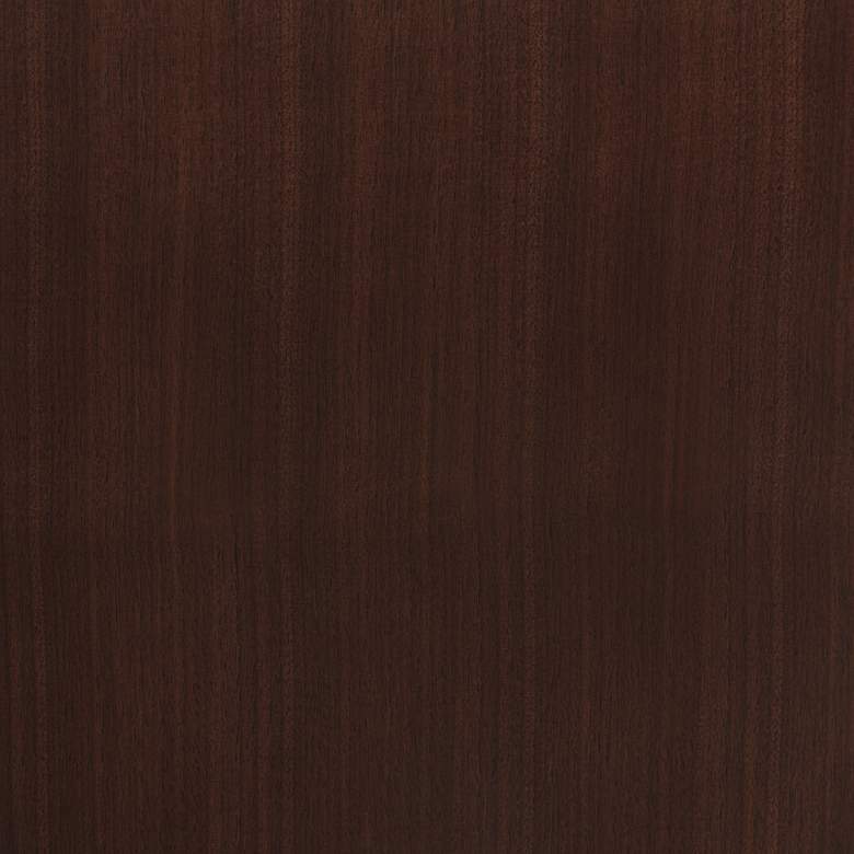 Image 3 55 Downing Street Auric 42" Wide Mahogany and Brass Modern Cabinet more views