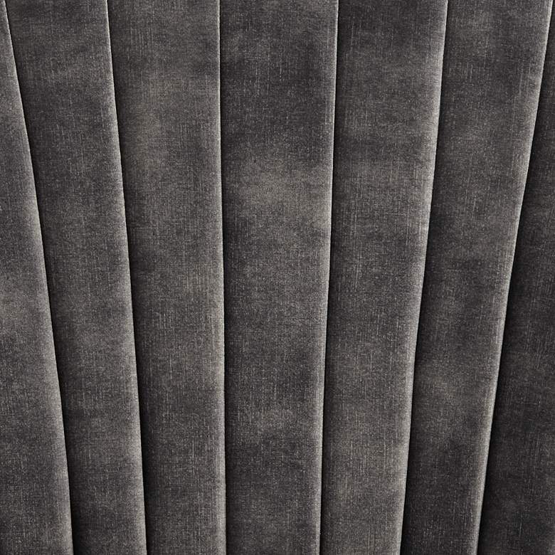 Image 4 55 Downing Street Austen 28" Wide Tufted Charcoal Gray Velvet Armchair more views