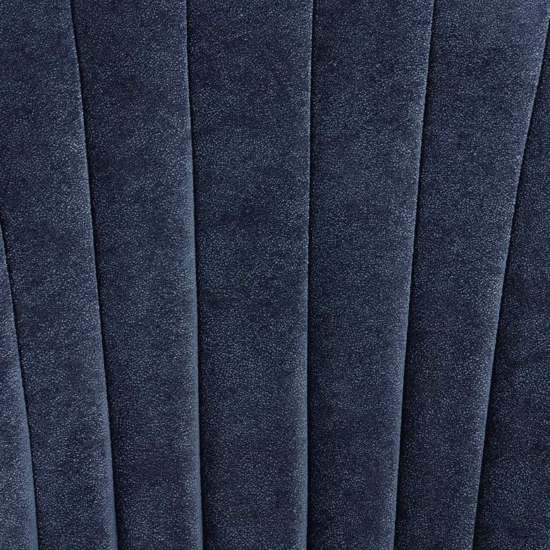 Image 4 55 Downing Street Austen 28" Wide Tufted Navy Blue Velvet Armchair more views