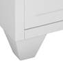 6_55 Downing Street Bertolli 30" Wide White Modern Luxe Accent Cabinet more views