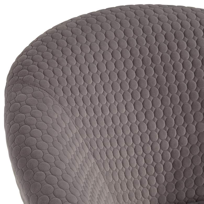 Image 3 55 Downing Street Bree 28 1/4" Wide Modern Gray Fabric Accent Chair more views