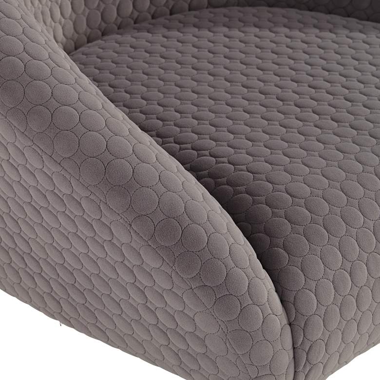 Image 4 55 Downing Street Bree 28 1/4" Wide Modern Gray Fabric Accent Chair more views