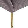 5_55 Downing Street Bree 28 1/4" Wide Modern Gray Fabric Accent Chair more views