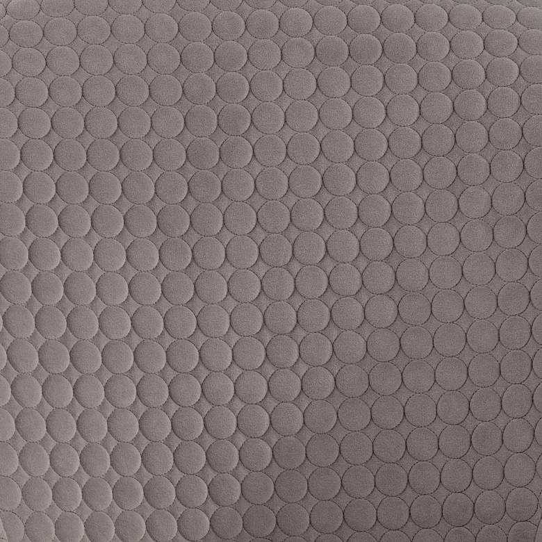 Image 6 55 Downing Street Bree 28 1/4" Wide Modern Gray Fabric Accent Chair more views