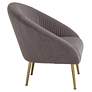 55 Downing Street Bree 28 1/4" Wide Modern Gray Fabric Accent Chair