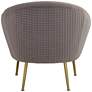 55 Downing Street Bree 28 1/4" Wide Modern Gray Fabric Accent Chair
