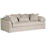 Thumbnail3 of 55 Downing Street Chateau 98 3/4" Wide Linen Fabric Slipcover Sofa