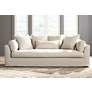 Thumbnail2 of 55 Downing Street Chateau 98 3/4" Wide Linen Fabric Slipcover Sofa