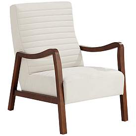 Image2 of 55 Downing Street Columbe Soft Cream Fabric Modern Lounge Arm Chair