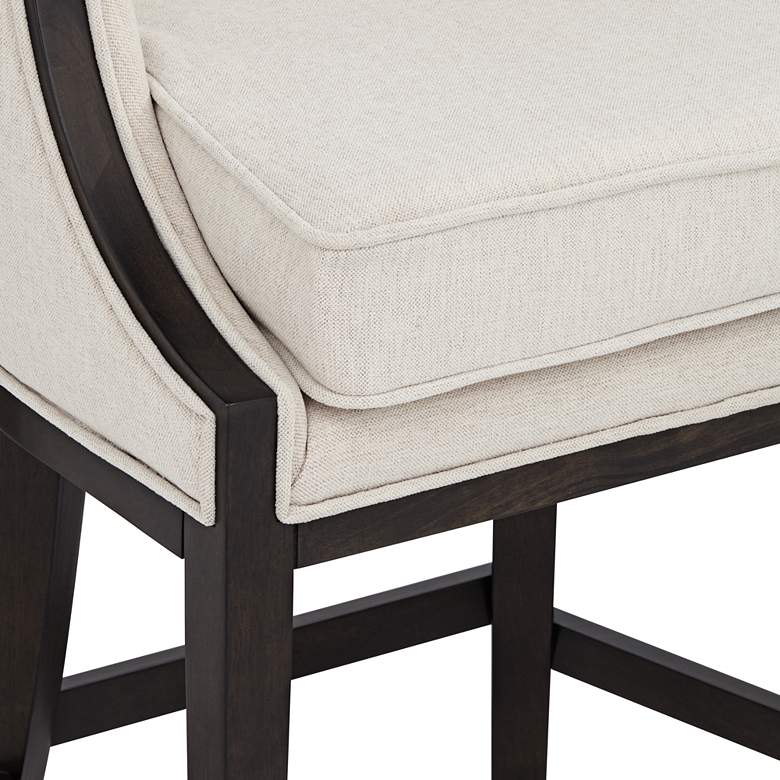 Image 5 55 Downing Street Jasper 31" High Oatmeal Fabric Bar Chair Stool more views