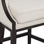 5_55 Downing Street Jasper 31" High Oatmeal Fabric Bar Chair Stool more views
