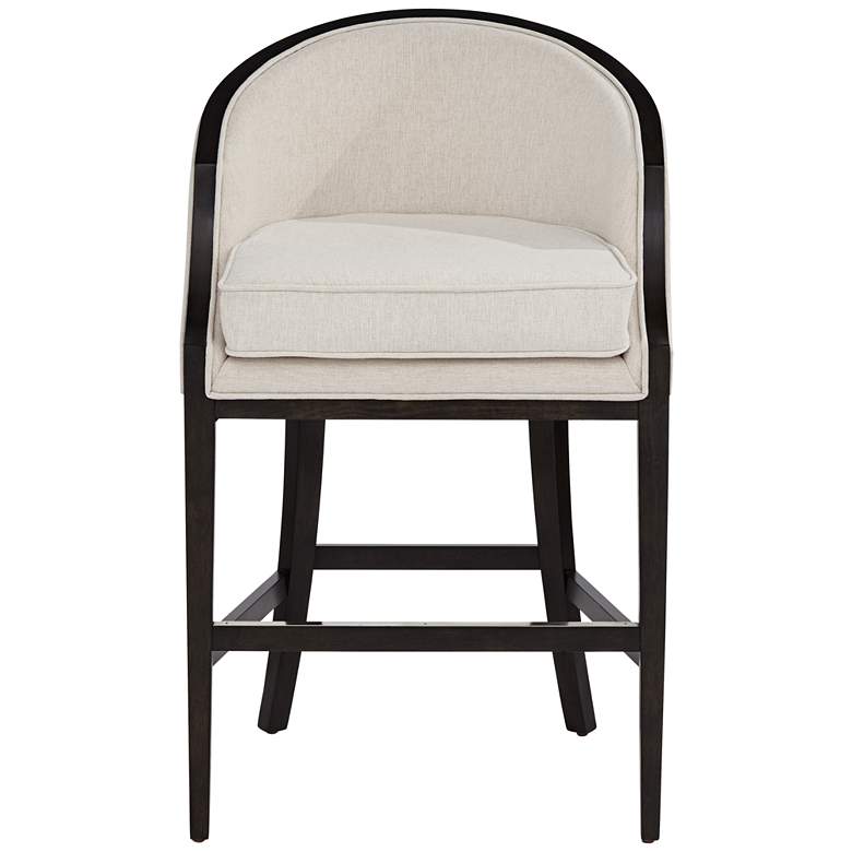 Image 7 55 Downing Street Jasper 31" High Oatmeal Fabric Bar Chair Stool more views