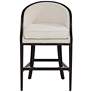 7_55 Downing Street Jasper 31" High Oatmeal Fabric Bar Chair Stool more views