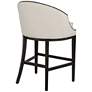 55 Downing Street Jasper 31" High Oatmeal Fabric Bar Chair Stool