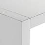 3_55 Downing Street Jessa 50" Wide Modern Gloss White Bar Table more views