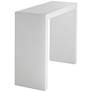 5_55 Downing Street Jessa 50" Wide Modern Gloss White Bar Table more views