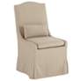 55 Downing Street Juliete Hamlet Pebble Slipcover Dining Chair in scene