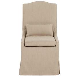 Image4 of 55 Downing Street Juliete Hamlet Pebble Slipcover Dining Chair more views
