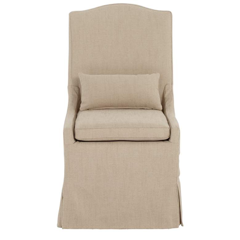 Image 4 55 Downing Street Juliete Hamlet Pebble Slipcover Dining Chair more views