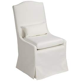 Image3 of 55 Downing Street Juliete Peyton Pearl Slipcover Dining Chair