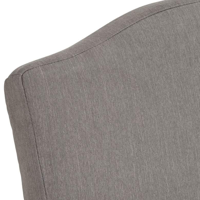 Image 3 55 Downing Street Juliete Peyton Slate Gray Slipcover Dining Chair more views