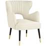 2_55 Downing Street Kara 26 1/4" Wide Oatmeal Fabric Modern Armchair