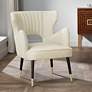 1_55 Downing Street Kara 26 1/4" Wide Oatmeal Fabric Modern Armchair
