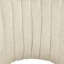 3_55 Downing Street Kara 26 1/4" Wide Oatmeal Fabric Modern Armchair more views