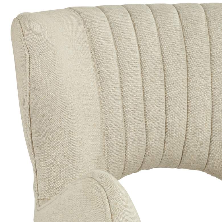 Image 4 55 Downing Street Kara 26 1/4" Wide Oatmeal Fabric Modern Armchair more views