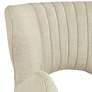4_55 Downing Street Kara 26 1/4" Wide Oatmeal Fabric Modern Armchair more views