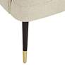 6_55 Downing Street Kara 26 1/4" Wide Oatmeal Fabric Modern Armchair more views