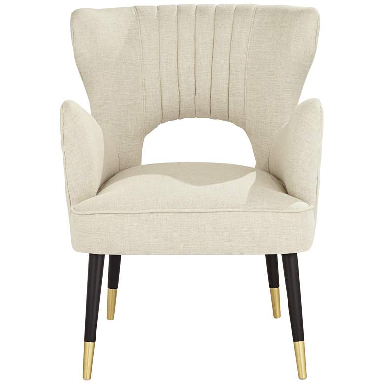 Image 7 55 Downing Street Kara 26 1/4" Wide Oatmeal Fabric Modern Armchair more views