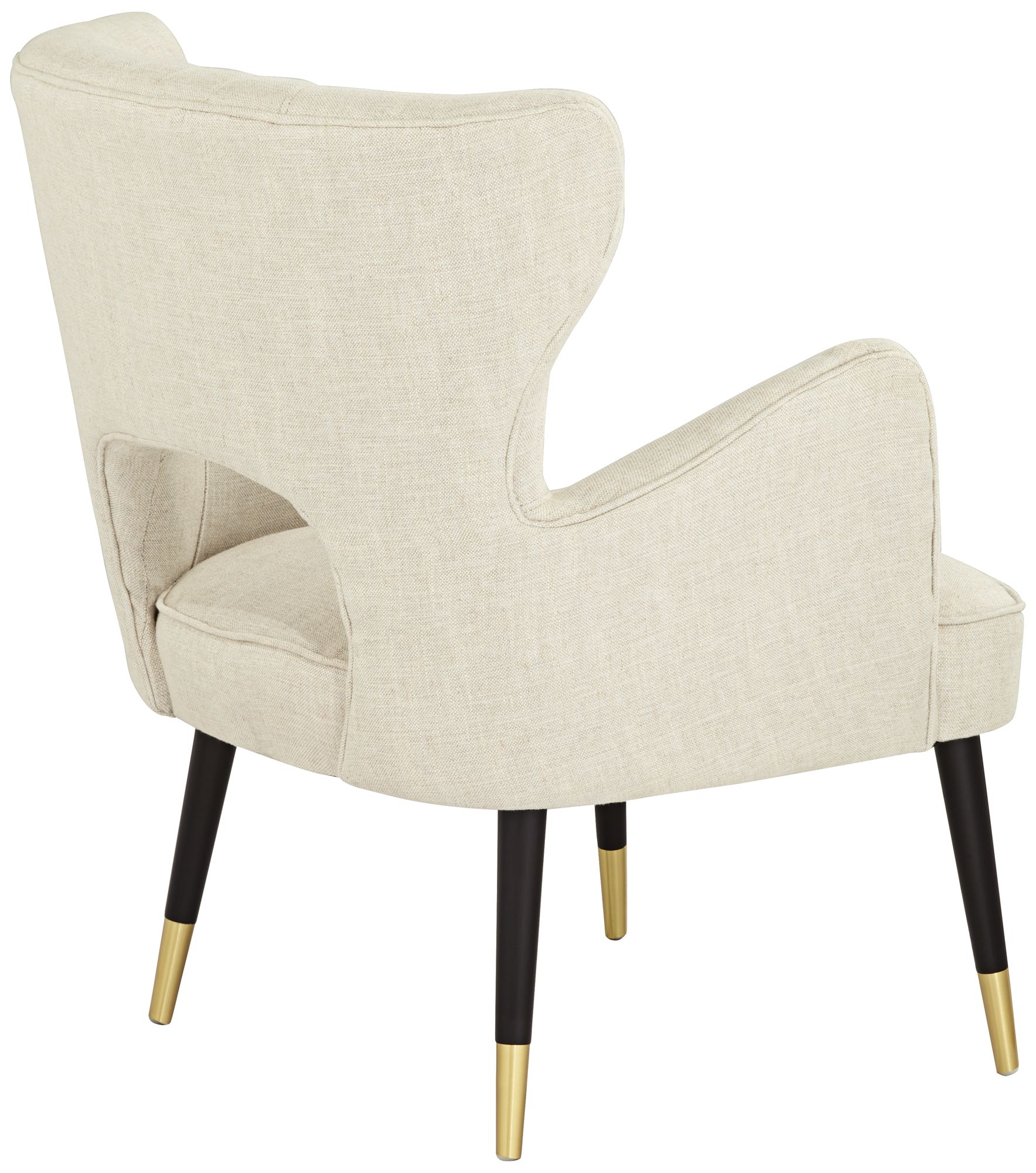 55 Downing Street Kara 26 1/4" Wide Oatmeal Fabric Modern Armchair