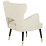 55 Downing Street Kara 26 1/4" Wide Oatmeal Fabric Modern Armchair