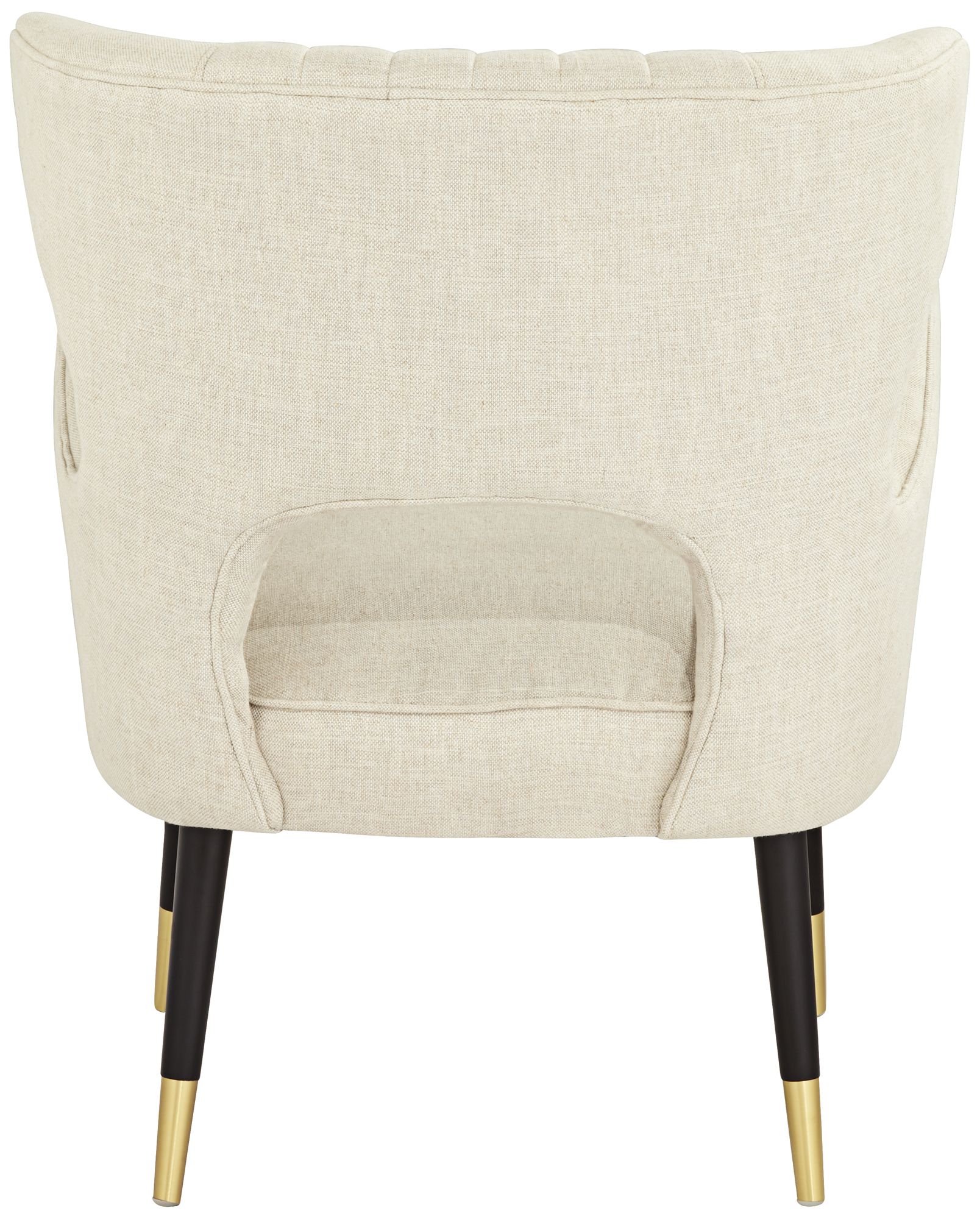 55 Downing Street Kara 26 1/4" Wide Oatmeal Fabric Modern Armchair