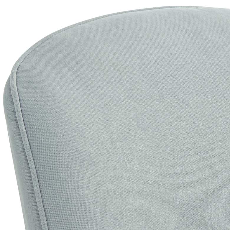 Image 4 55 Downing Street Kathleen 32 3/4" Wide Light Blue Swivel Chair more views
