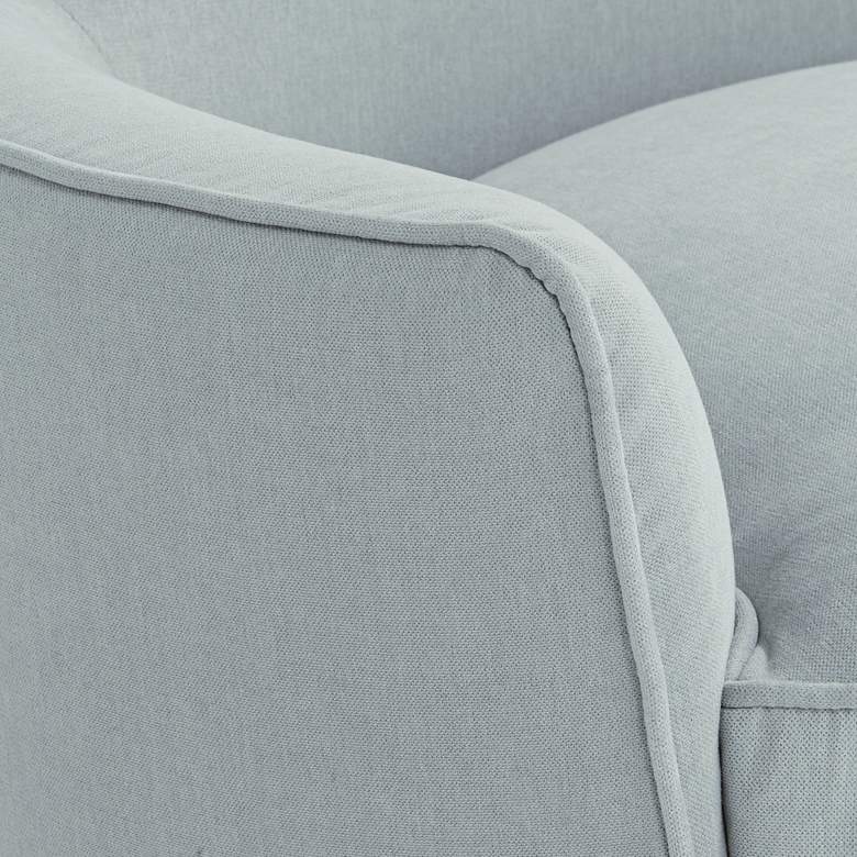 Image 5 55 Downing Street Kathleen 32 3/4" Wide Light Blue Swivel Chair more views