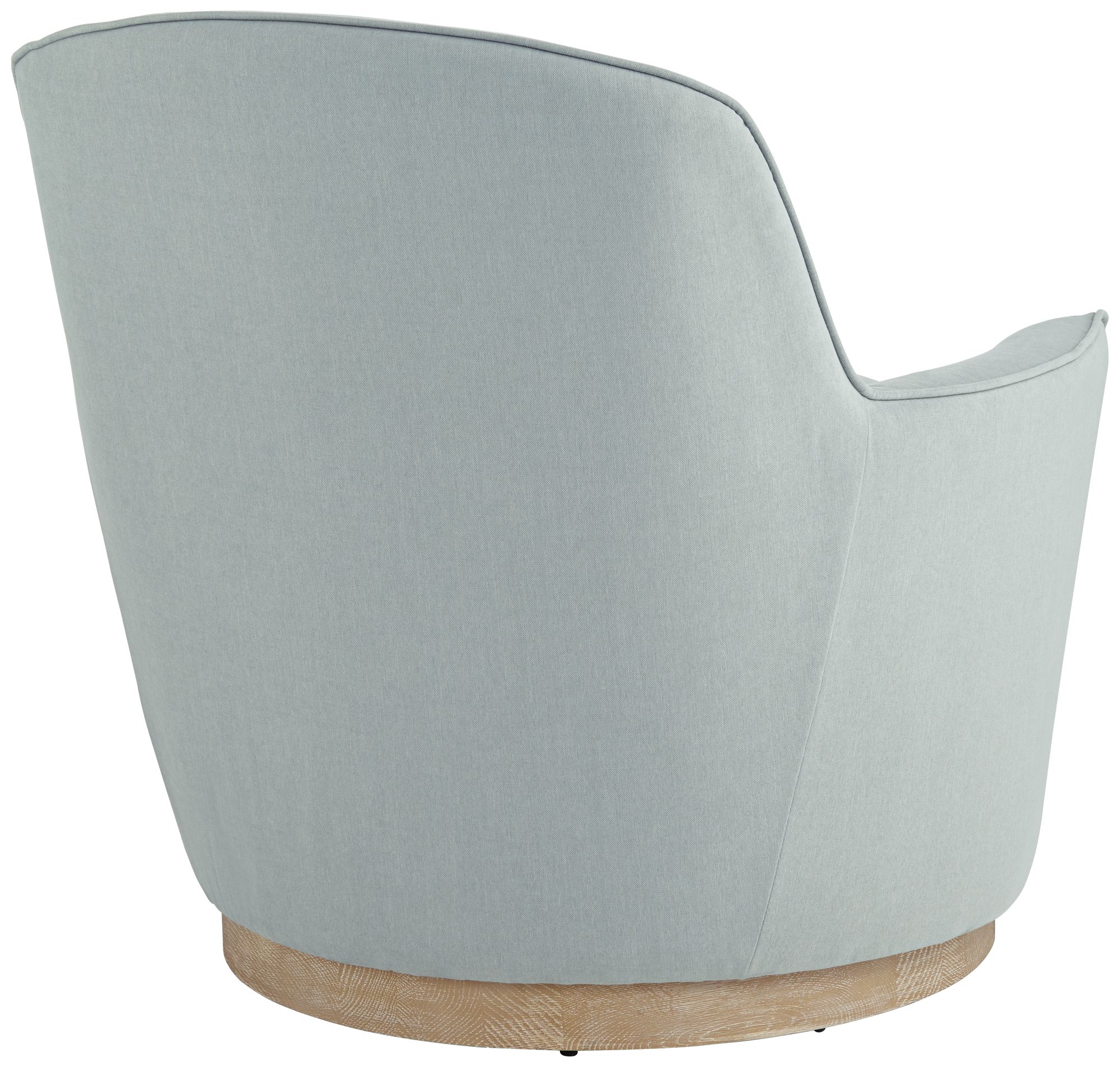 55 Downing Street Kathleen  32 3/4" Wide Light Blue Swivel Chair