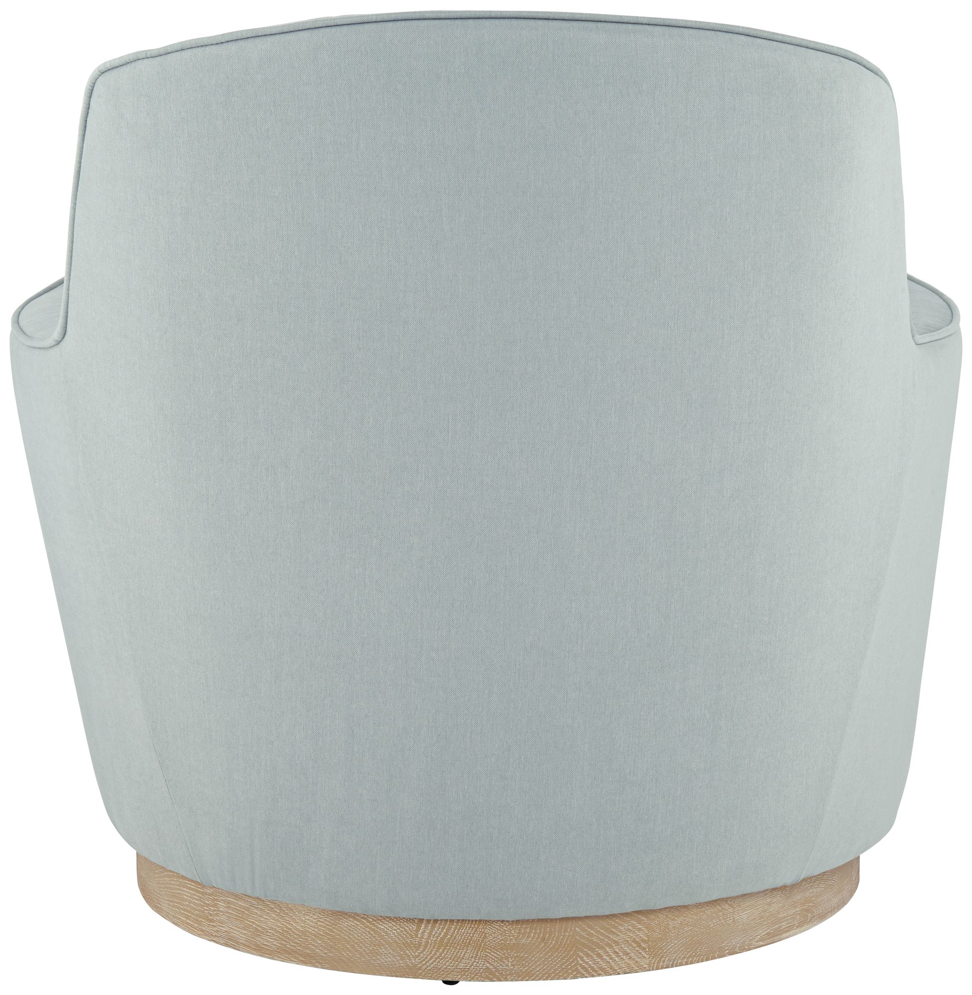 55 Downing Street Kathleen  32 3/4" Wide Light Blue Swivel Chair