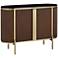 55 Downing Street Ludwig 47 1/4" Brown and Black Marble Accent Chest
